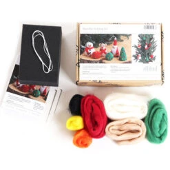 Ashford Needle Felting Kit - Christmas Ornaments -Sewing Textile Store ASH NFKCSb 86667.1698842002