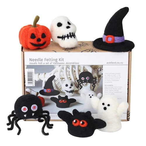 Ashford Needle Felting Kit - Halloween Ashford Needle Felting Kit - Halloween -Sewing Textile Store ASH NFKHb 68021.1696276840