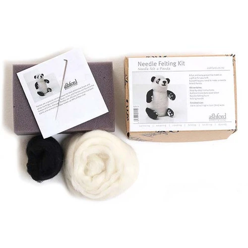 Ashford Needle Felting Kit - Panda Ashford Needle Felting Kit - Panda -Sewing Textile Store ASH NFKPA 22002.1638888155