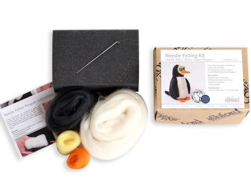 Ashford Needle Felting Kit - Penguin Ashford Needle Felting Kit - Penguin -Sewing Textile Store ASH NFKPb 21476.1584708674