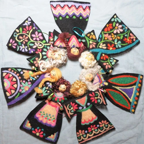 Tapestry Felting Kit - Angel Ornaments Tapestry Felting Kit - Angel Ornaments -Sewing Textile Store Angel Ornamentsb 06831.1591554563