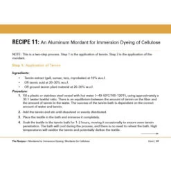 The Studio Formulas Set For The Art And Science Of Natural Dyes 4 The Studio Formulas Set For The Art And Science Of Natural Dyes -Sewing Textile Store B9780937274262c 43882.1675701394