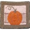 Pumpkin With Fence Rug Hooking Kit -Sewing Textile Store BTW KIT 28 61289.1554673581