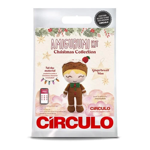 Circulo Amigurumi Kit - Gingerbread Man 2023 Circulo Amigurumi Kit - Gingerbread Man 2023 -Sewing Textile Store CIR 435210 03 33532.1687968973