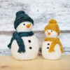 Sculpting With Wool Needle Felting Kit - Snowmen 2 Sculpting With Wool Needle Felting Kit - Snowmen -Sewing Textile Store FSS SWW 18 80085.1697297773