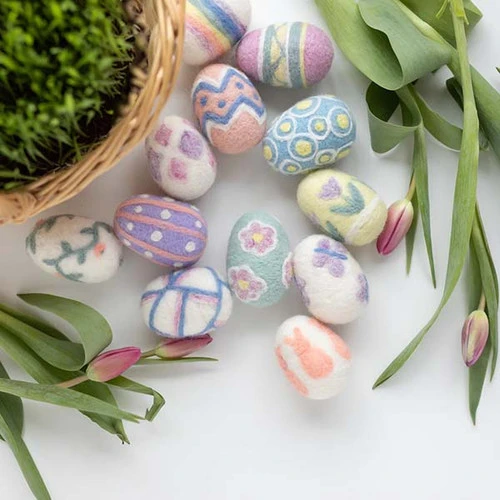 Sculpting with Wool Needle Felting Kit - Easter Egg Party Sculpting With Wool Needle Felting Kit - Easter Egg Party -Sewing Textile Store FSS SWW 22 30035.1674225339