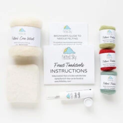 Sculpting With Wool Needle Felting Kit - Forest Toadstools -Sewing Textile Store FSS SWW 28b 78731.1692032703