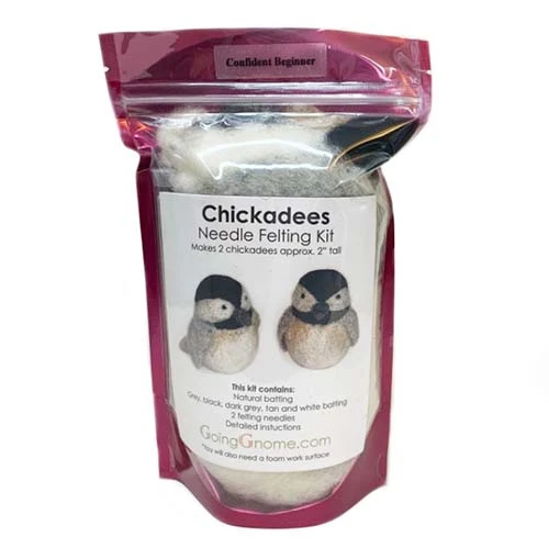 Going Gnome Felting Kit - Chickadees Going Gnome Felting Kit - Chickadees -Sewing Textile Store GG CHICKb 66968.1651508581