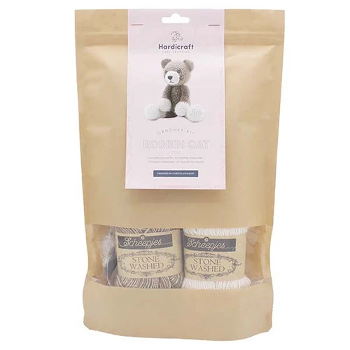 Hardicraft DIY Crochet Kit - Robbin Cat Hardicraft DIY Crochet Kit - Robbin Cat -Sewing Textile Store HC 40CK026b 30715.1671293337