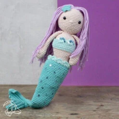 Hardicraft DIY Crochet Kit - Milou Mermaid 4 Hardicraft DIY Crochet Kit - Milou Mermaid -Sewing Textile Store HC 40CK101c 81186.1699299133
