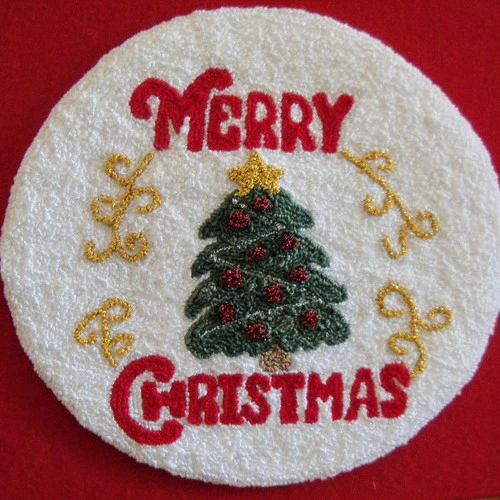 Punch Needle Kit - Merry Christmas Punch Needle Kit - Merry Christmas -Sewing Textile Store HCF PNK 009 35427.1586725161