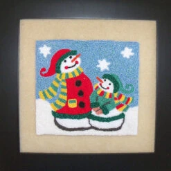 Punch Needle Kit - Snowy Friends -Sewing Textile Store HCF PNK 014b 20799.1587927954