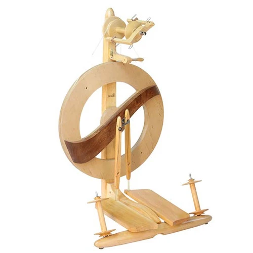 Kromski Fantasia Spinning Wheel - Clear with Walnut Accent Kromski Fantasia Spinning Wheel - Clear With Walnut Accent -Sewing Textile Store KRO 212 34342.1651060671