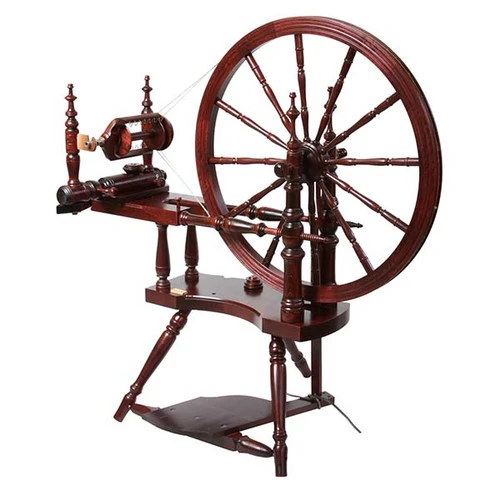 Kromski Polonaise Spinning Wheel - Mahogany Finish Kromski Polonaise Spinning Wheel - Mahogany Finish -Sewing Textile Store KRO 324 39283.1666124839