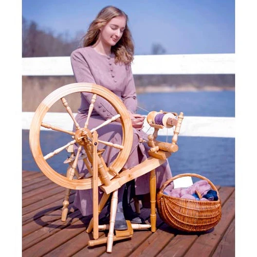 Kromski Interlude Spinning Wheel - Clear Finish Kromski Interlude Spinning Wheel - Clear Finish -Sewing Textile Store KRO IL002b 65252.1651006600