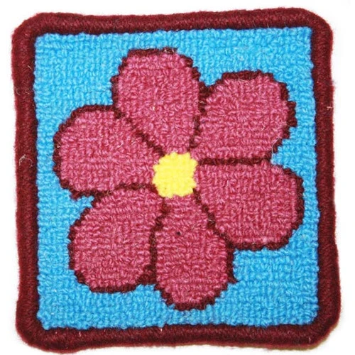 Complete Coaster Rug Hooking Kit - Flower Complete Coaster Rug Hooking Kit - Flower -Sewing Textile Store MMF COA 004 79107.1665586707