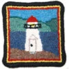 Complete Coaster Rug Hooking Kit - Lighthouse -Sewing Textile Store MMF COA 006 21691.1665587382