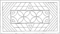 Shaker Geometric -Sewing Textile Store Shaker Geometric Rug Pattern 3 51769.1543861101