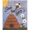 Punch Needle Kit - Save The Bees -Sewing Textile Store TBS PNK 014 21860.1576082671
