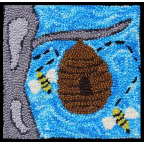 Rug Punch Kit - Bee Hive Rug Punch Kit - Bee Hive -Sewing Textile Store TBS RPK 502 77930.1576189271