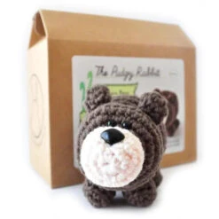 The Pudgy Rabbit Crochet Kit - Mini Bear 4 The Pudgy Rabbit Crochet Kit - Mini Bear -Sewing Textile Store TPR SQ1274505 62076.1679148134