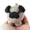 The Pudgy Rabbit Crochet Kit - Pug 2 The Pudgy Rabbit Crochet Kit - Pug -Sewing Textile Store TPR SQ2110285b 25960.1679148629