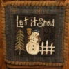 Punch Needle Kit - Let It Snow Man -Sewing Textile Store TPT PN 274 16422.1591041528