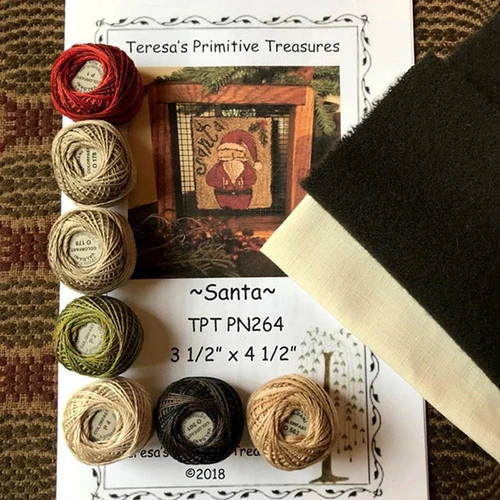 Punch Needle Kit - Santa Punch Needle Kit - Santa -Sewing Textile Store TPT PN264b 81189.1572549854