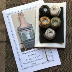 Punch Needle Kit - Merry Snowman -Sewing Textile Store TPT PN265b 72888.1572550139