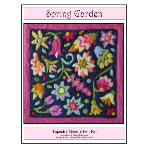 Tapestry Felting Kit - Spring Garden Tapestry Felting Kit - Spring Garden -Sewing Textile Store TSS TFK 043 26940.1672168292