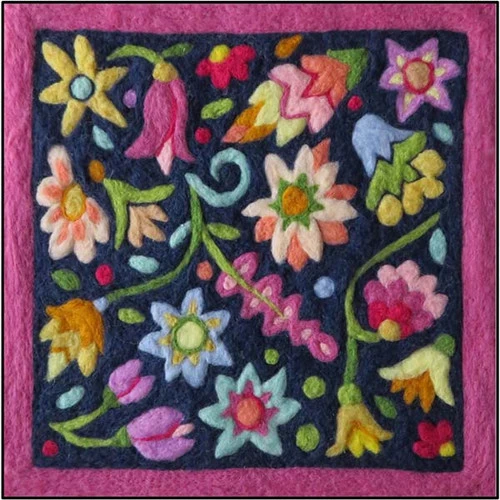 Tapestry Felting Kit - Spring Garden Tapestry Felting Kit - Spring Garden -Sewing Textile Store TSS TFK 043b 23338.1672168306