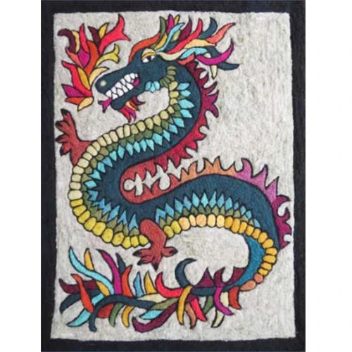 Tapestry Felting Kit - Tattoo Dragon Tapestry Felting Kit - Tattoo Dragon -Sewing Textile Store TSS TFK 103b 08213.1665760230