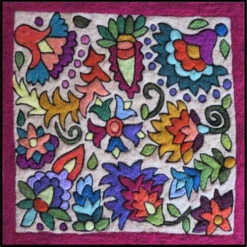 Tapestry Felting Kit - Suzani Inspired