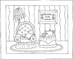 Tea Time Rug Pattern