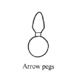 Texsolv Straight Pegs -Sewing Textile Store Texsolv Straight Pegs Arrow Head 3 00364.1557239949