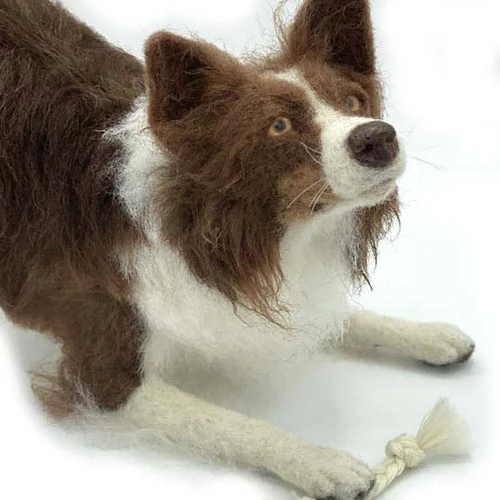 World of Wool Artisan Felting Kit - Benji the Border Collie World Of Wool Artisan Felting Kit - Benji The Border Collie -Sewing Textile Store WOW ABNFKb 32610.1641837365