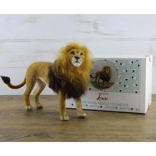 World of Wool Felting Kit - Lewie the Lion World Of Wool Felting Kit - Lewie The Lion -Sewing Textile Store WOW LNFKb 84329.1556714810