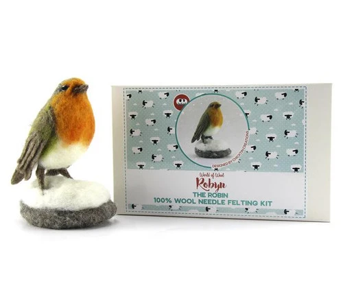 World of Wool Felting Kit - Robyn the Robin World Of Wool Felting Kit - Robyn The Robin -Sewing Textile Store WOW RRNFK 2 39217.1575488797