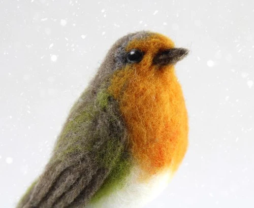 World of Wool Felting Kit - Robyn the Robin World Of Wool Felting Kit - Robyn The Robin -Sewing Textile Store WOW RRNFK 3 40500.1575488798