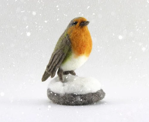 World of Wool Felting Kit - Robyn the Robin World Of Wool Felting Kit - Robyn The Robin -Sewing Textile Store WOW RRNFK 71451.1575488803
