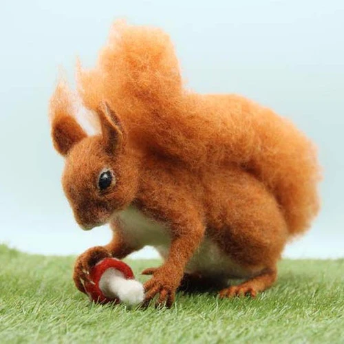 World of Wool Felting Kit - Solly the Squirrel World Of Wool Felting Kit - Solly The Squirrel -Sewing Textile Store WOW SOLNFK 47549.1594406901