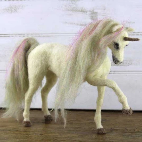 World of Wool Felting Kit - Una the Unicorn World Of Wool Felting Kit - Una The Unicorn -Sewing Textile Store wow unfk 21836.1557239934